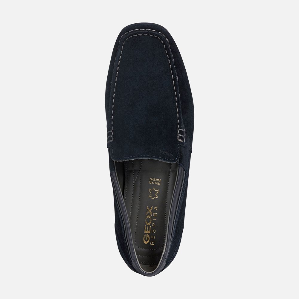 Geox Erkek Loafers Lacivert - Snake - KHM-369578